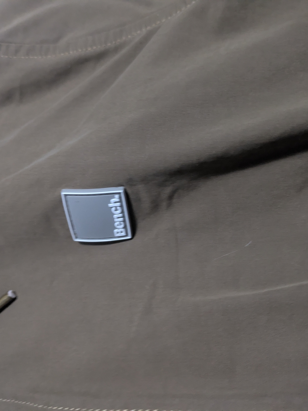 Bench Olive Green Drawstring Hooded Jacket - Picture 4 of 6